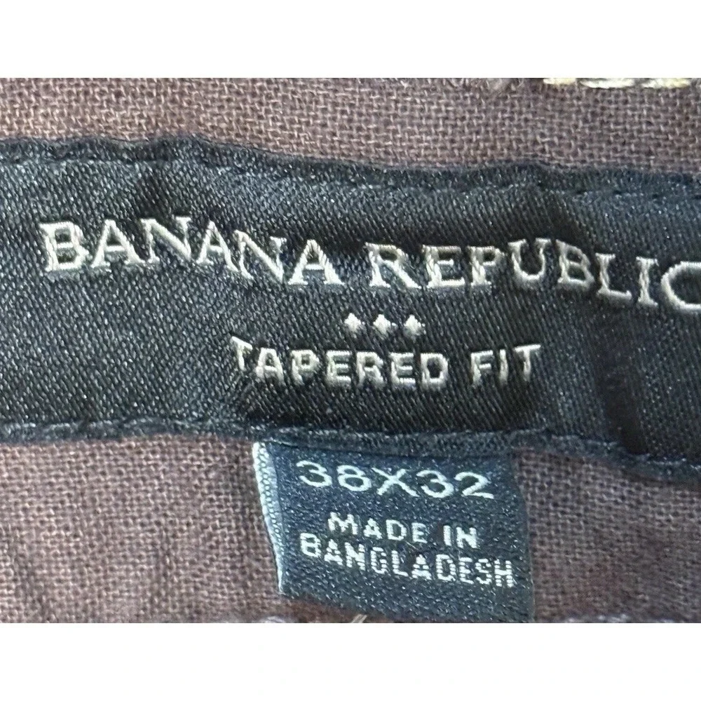 Banana Republic 38x32  Brown Tapered Fit Surplus Cargo Mens‎ Pants NWT